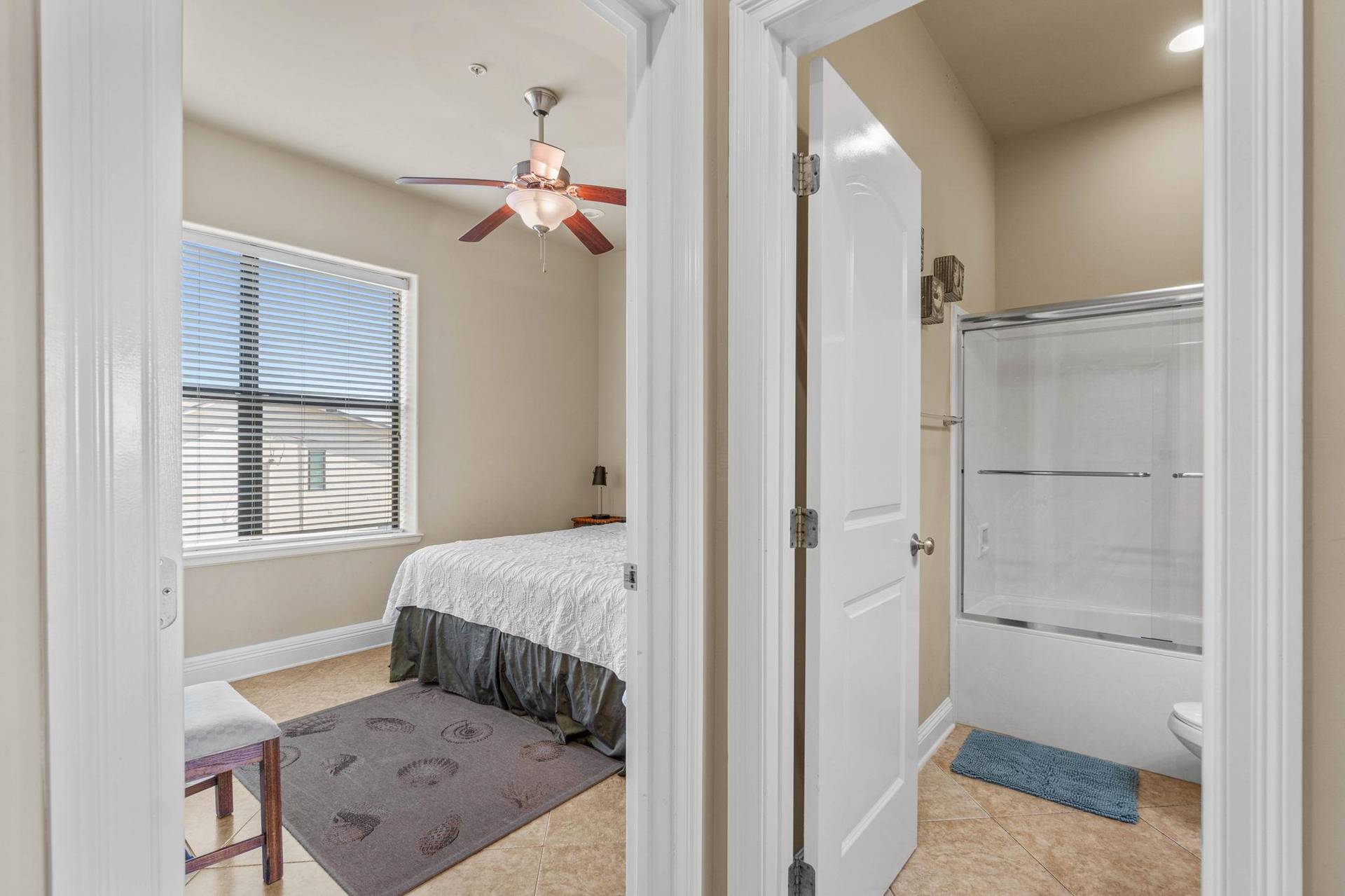 Guest Bedroom 1  Shared Bathroom