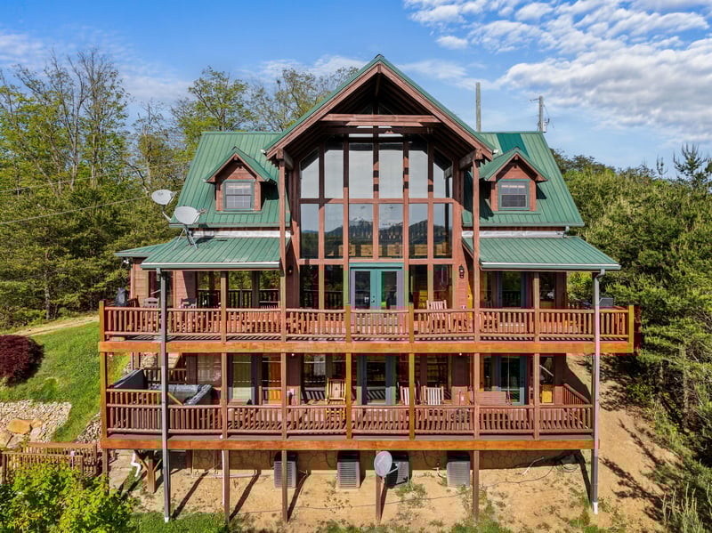 Back of Mountain Bliss cabin