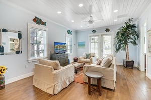 Living Room with Patio Access