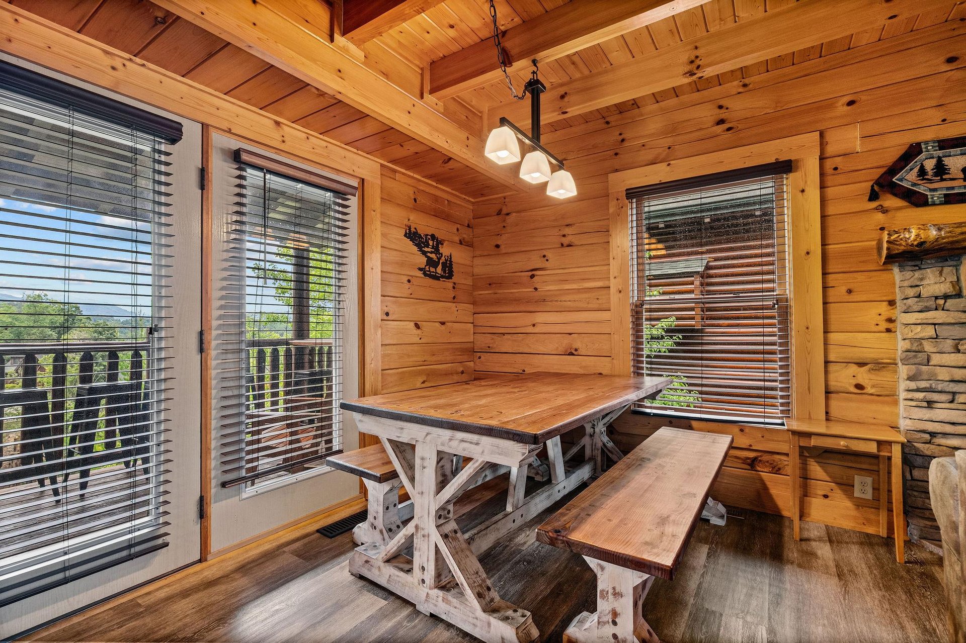 open concept dining