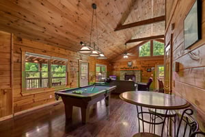 Game Room and Living Room