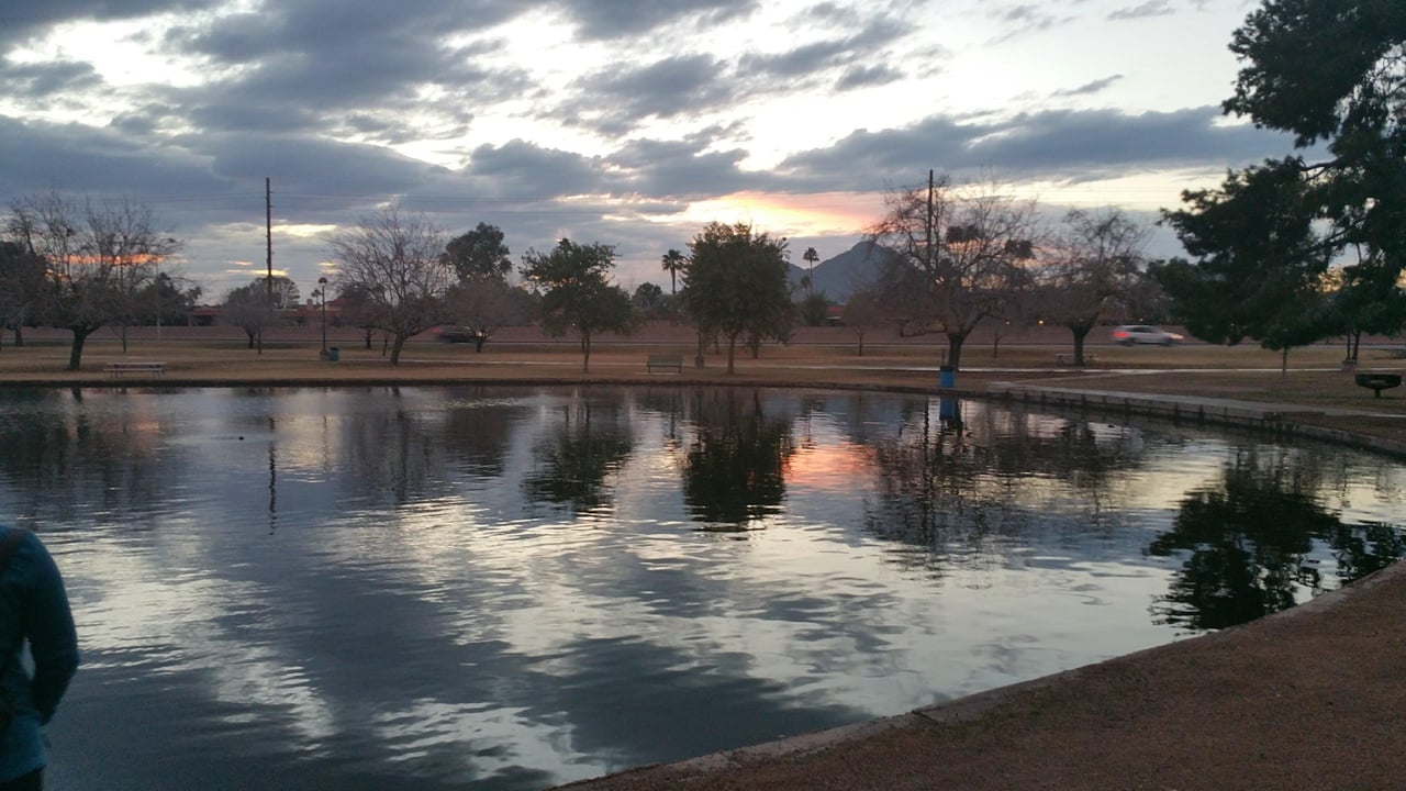 Near Huge duck park