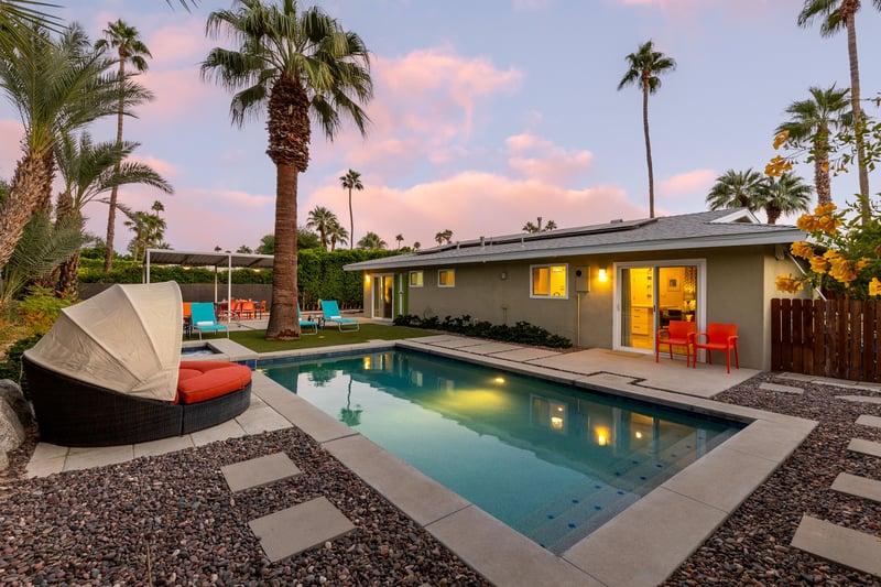 Take a dip in the gorgeous pool