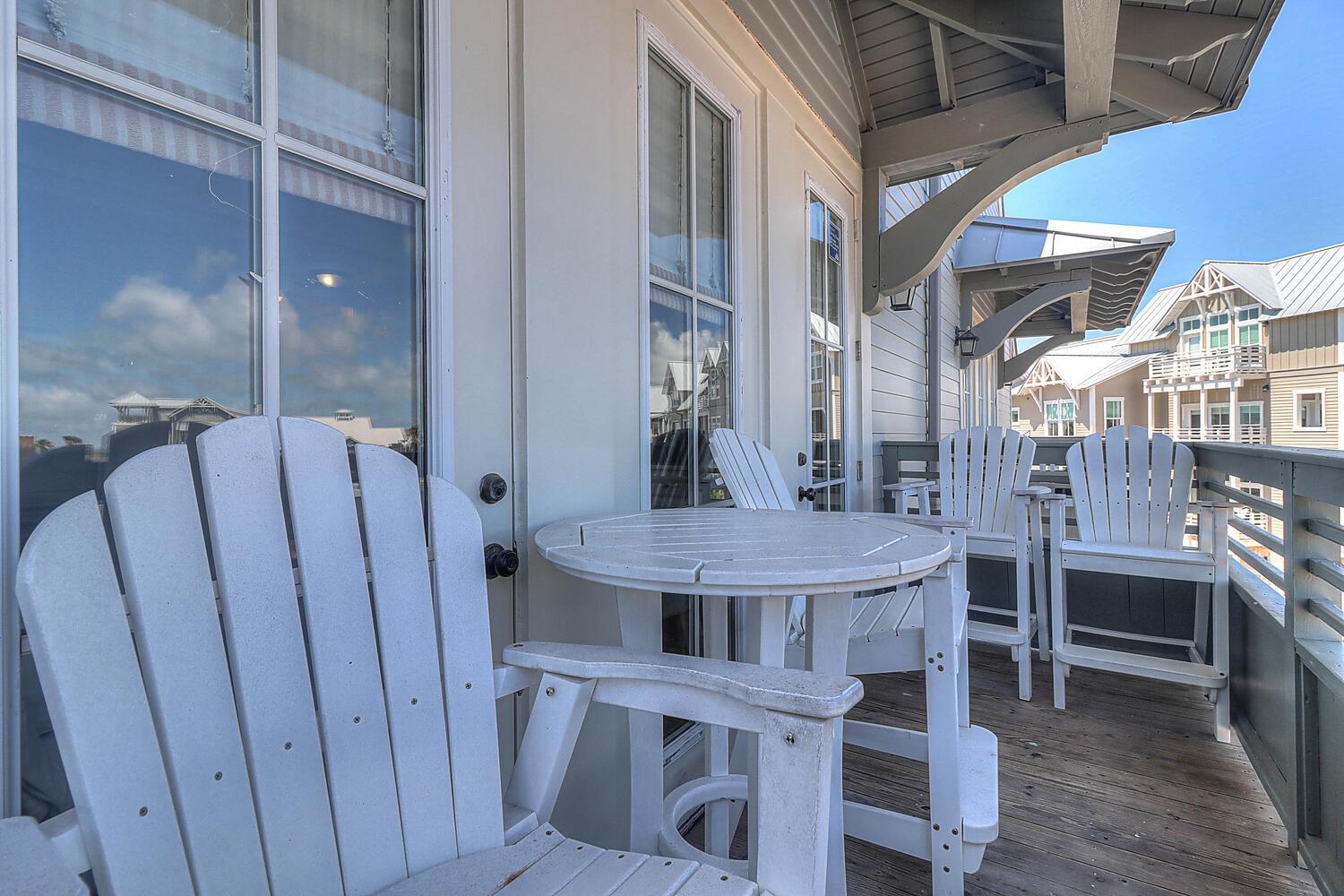 Private Balcony Overlooking Town Center