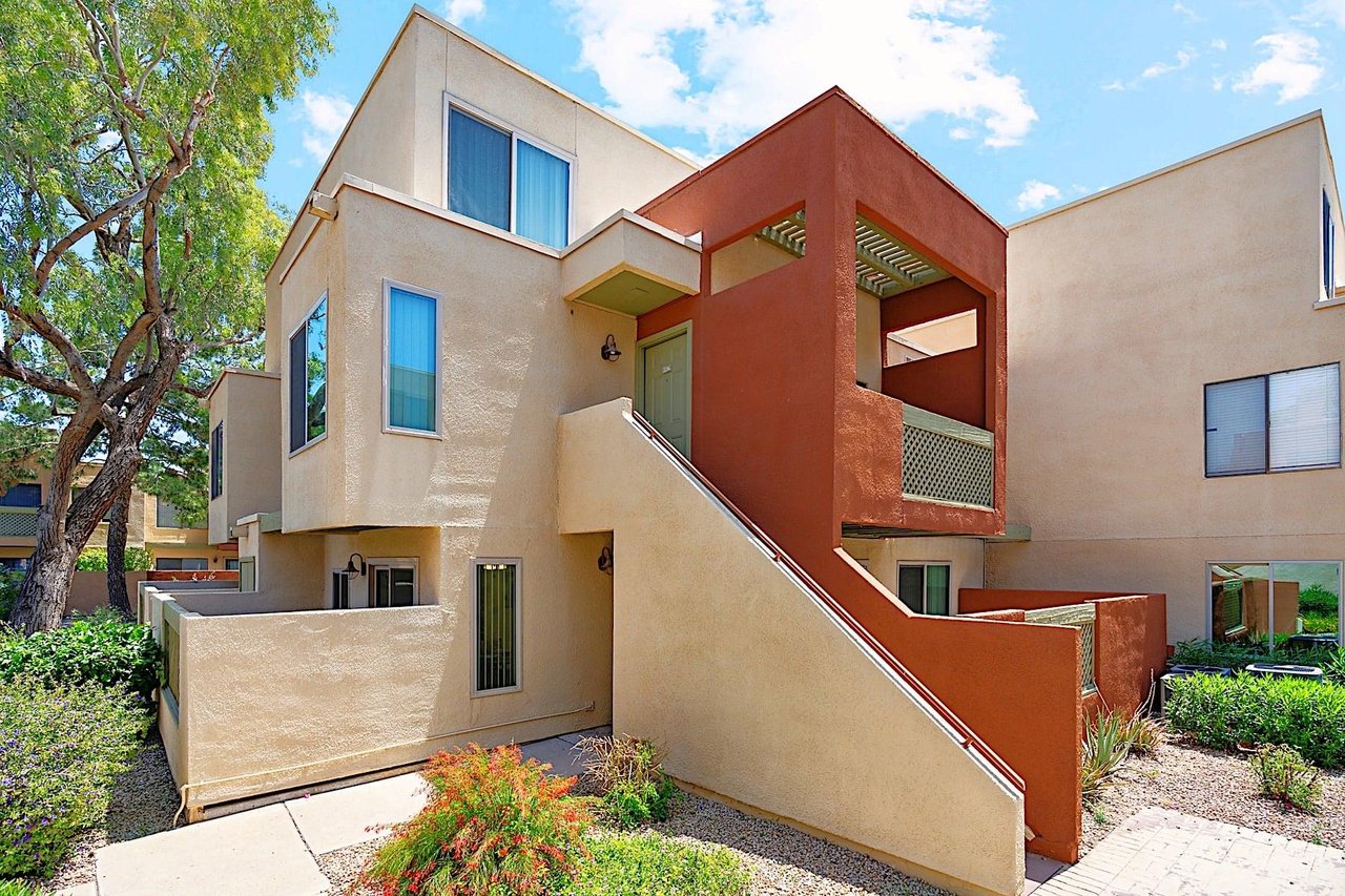 Front of condo