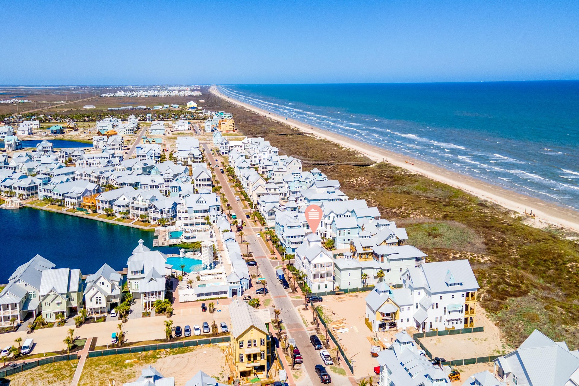 Once Upon A Beach, Aerial View