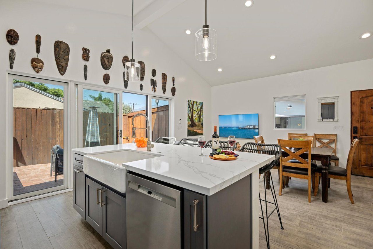 Kitchen and Living Area