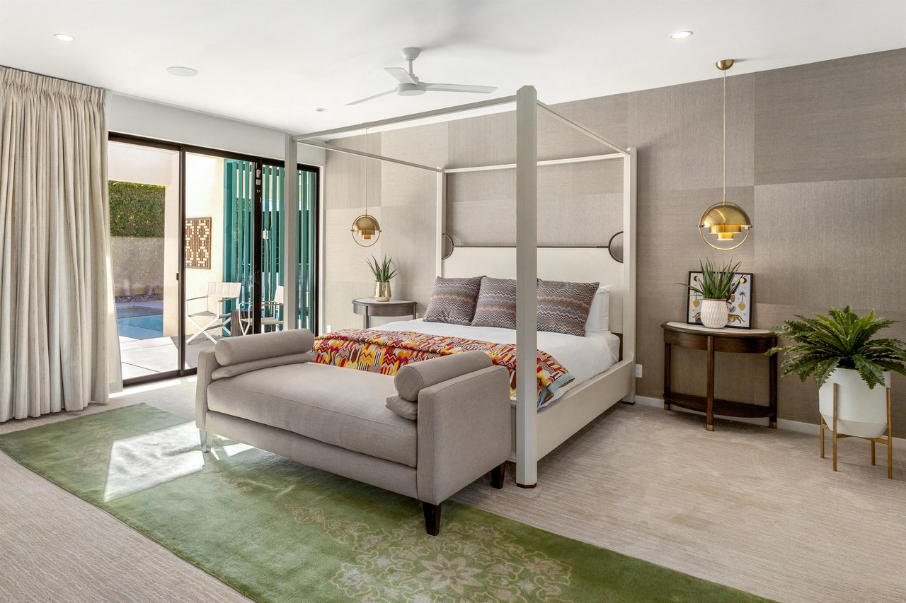 Comfortable king bed in Primary Suite