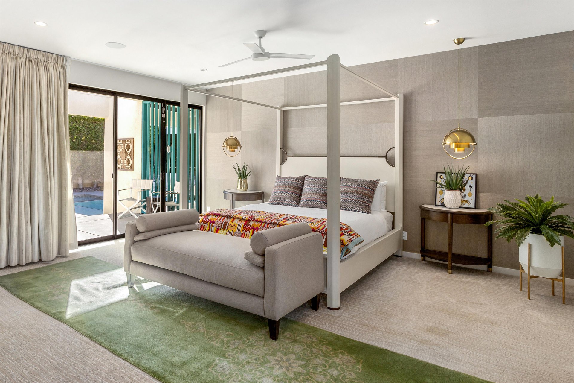 Comfortable king bed in Primary Suite