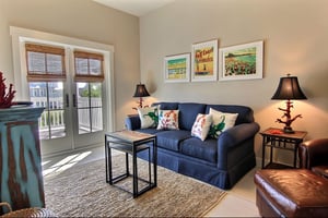 2nd Floor Living Area with Back Balcony Access
