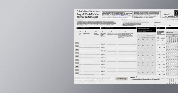 OSHA 300 Series Forms