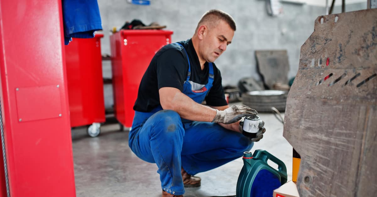 Car repair and maintenance - oil contamination