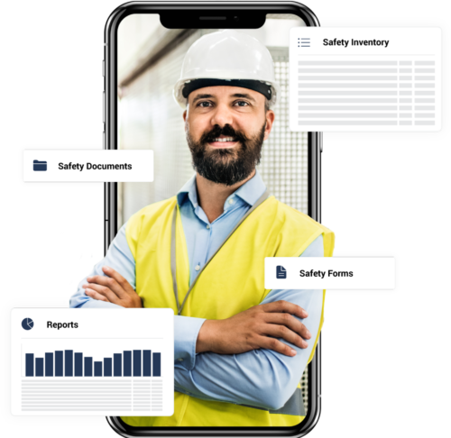 Health Safety & Environmental software interface