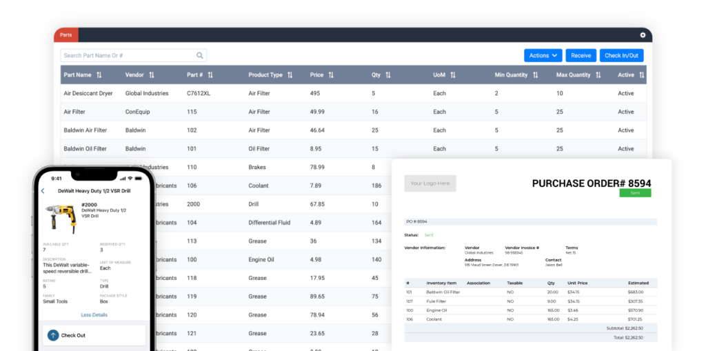 Redlist Inventory Management Interface