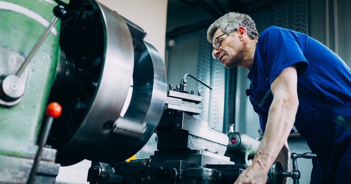 Metal worker mapping an asset
