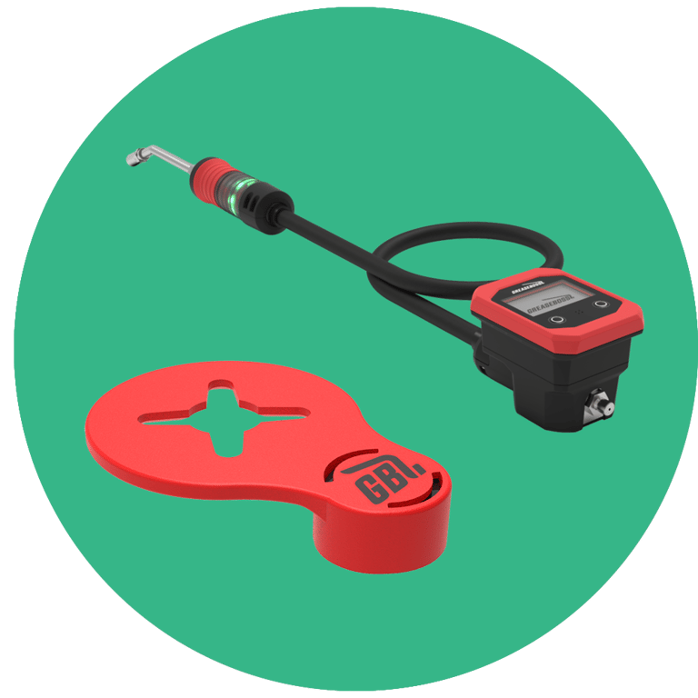 Redlist NFC Grease Gun feature for lubrication automation