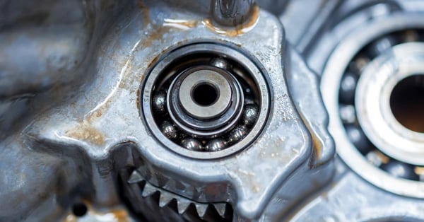 Broken ball bearing