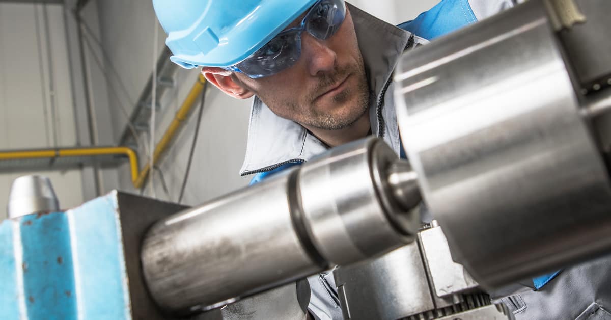 Lathe metalwork industry