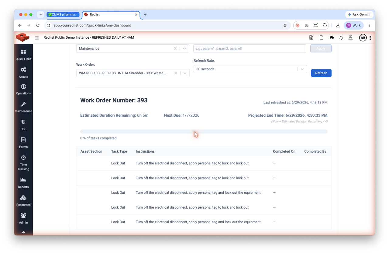 Redd AI co-pilot guided procedure walkthrough with predictive failure flags