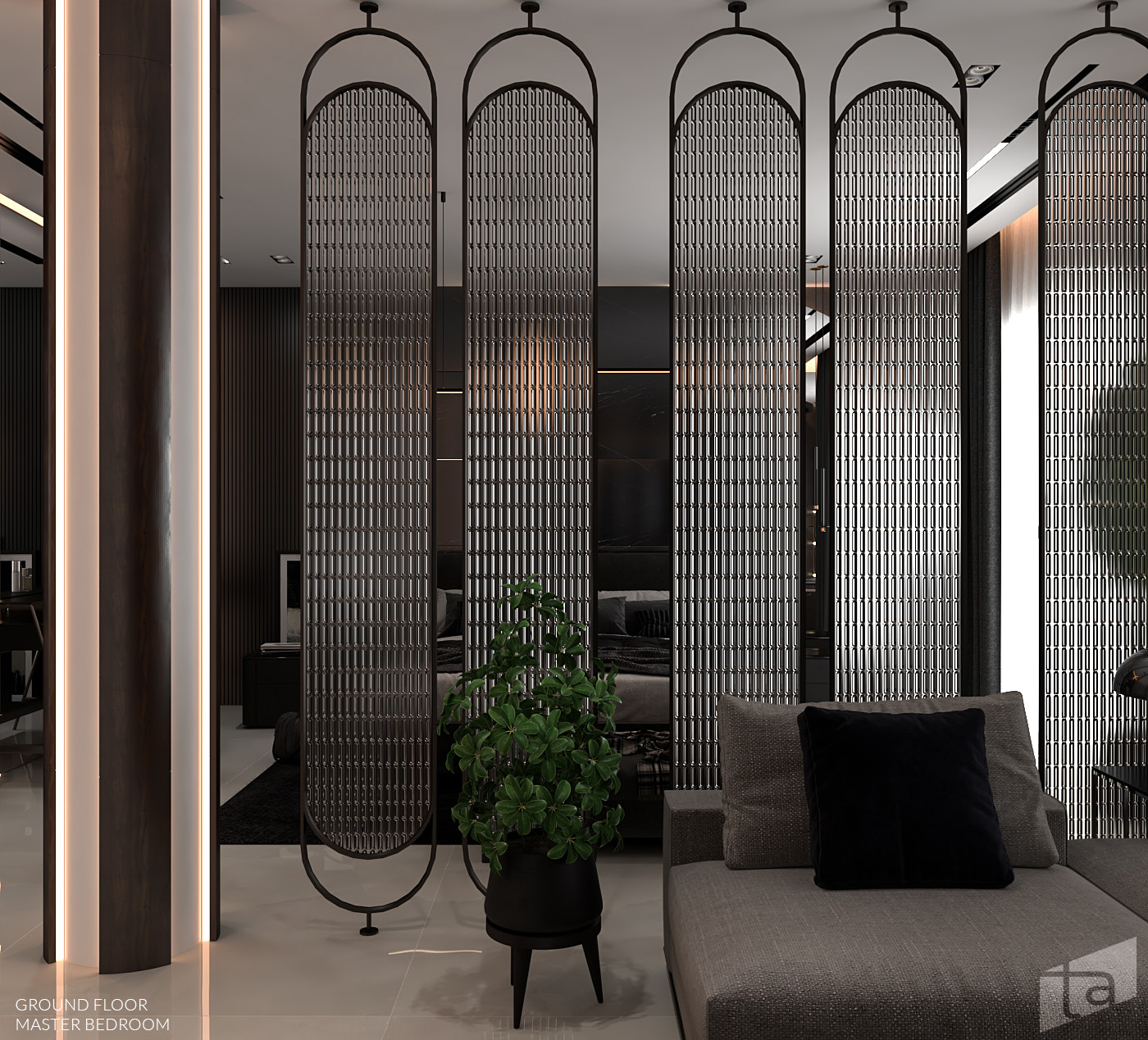 Palm Jumeirah Villa — interior