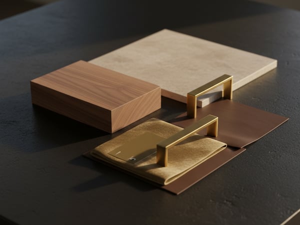 Interior design material and finish board