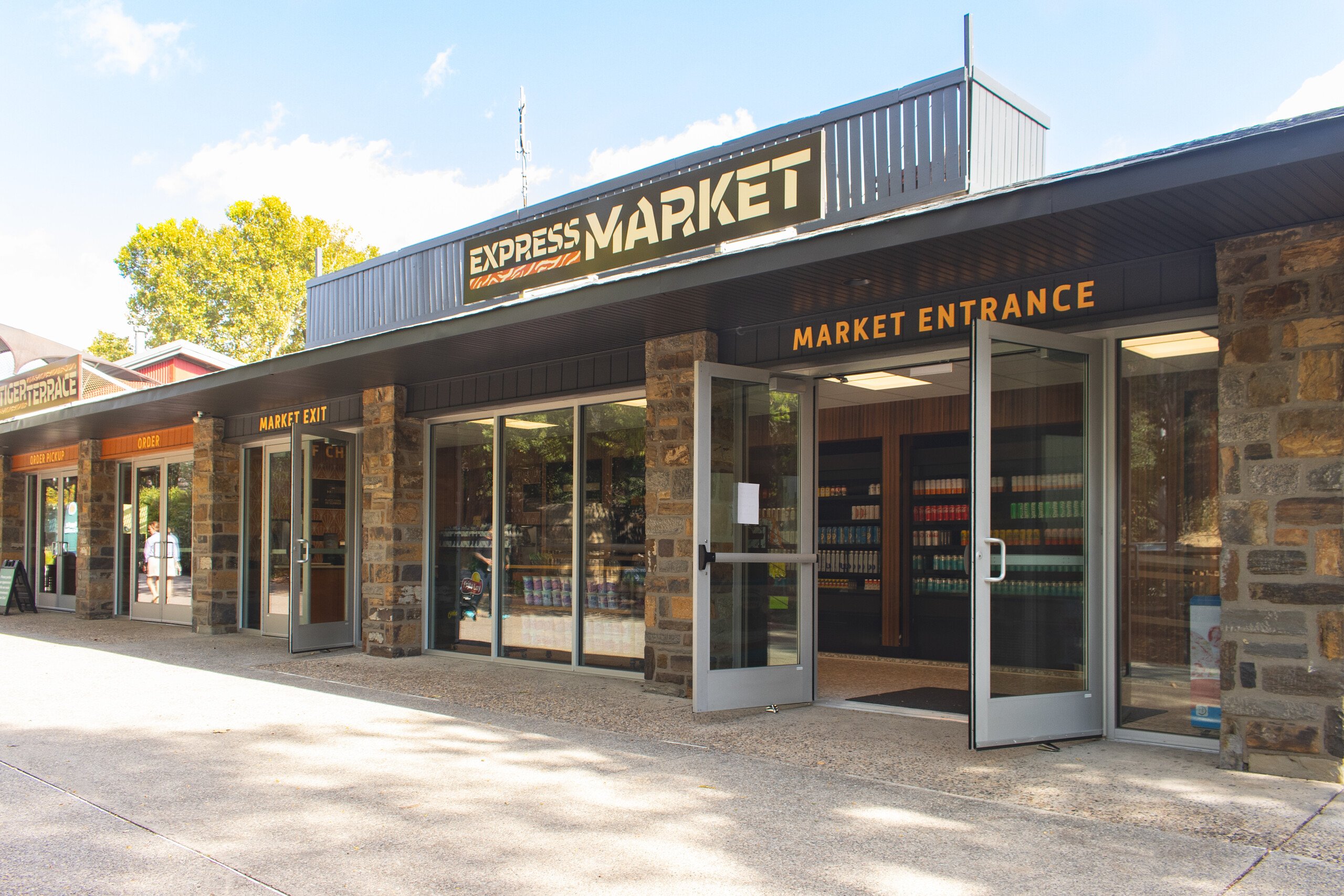 The newly renovated Tiger Terrace eatery at Philadelphia Zoo.