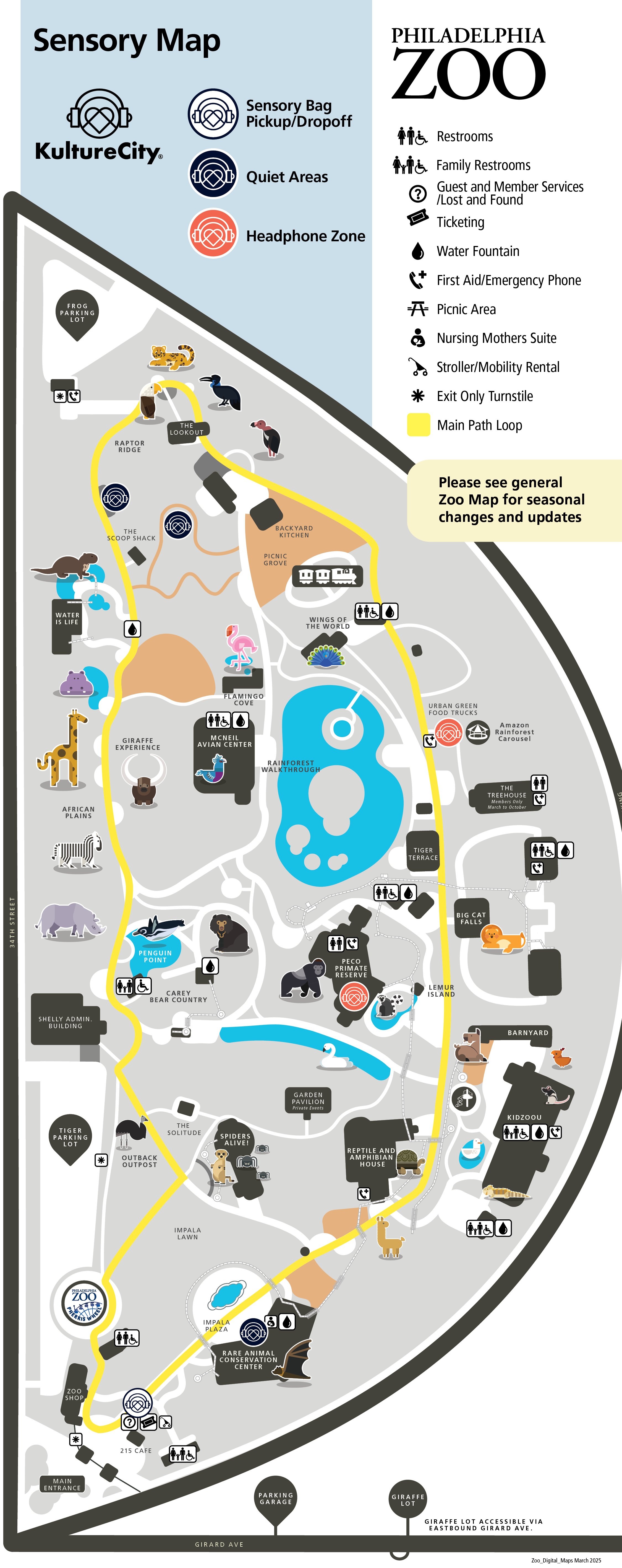 Sensory Map – Philadelphia Zoo