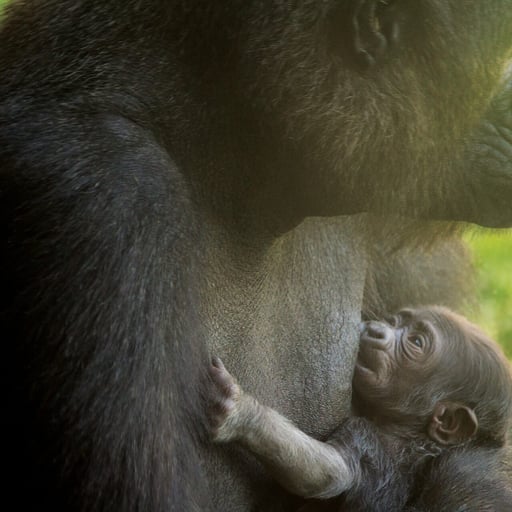 WesternLowlandGorilla Baby 08.31.16 4475