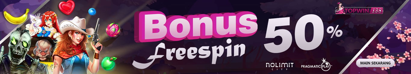 BONUS FREESPIN 50%