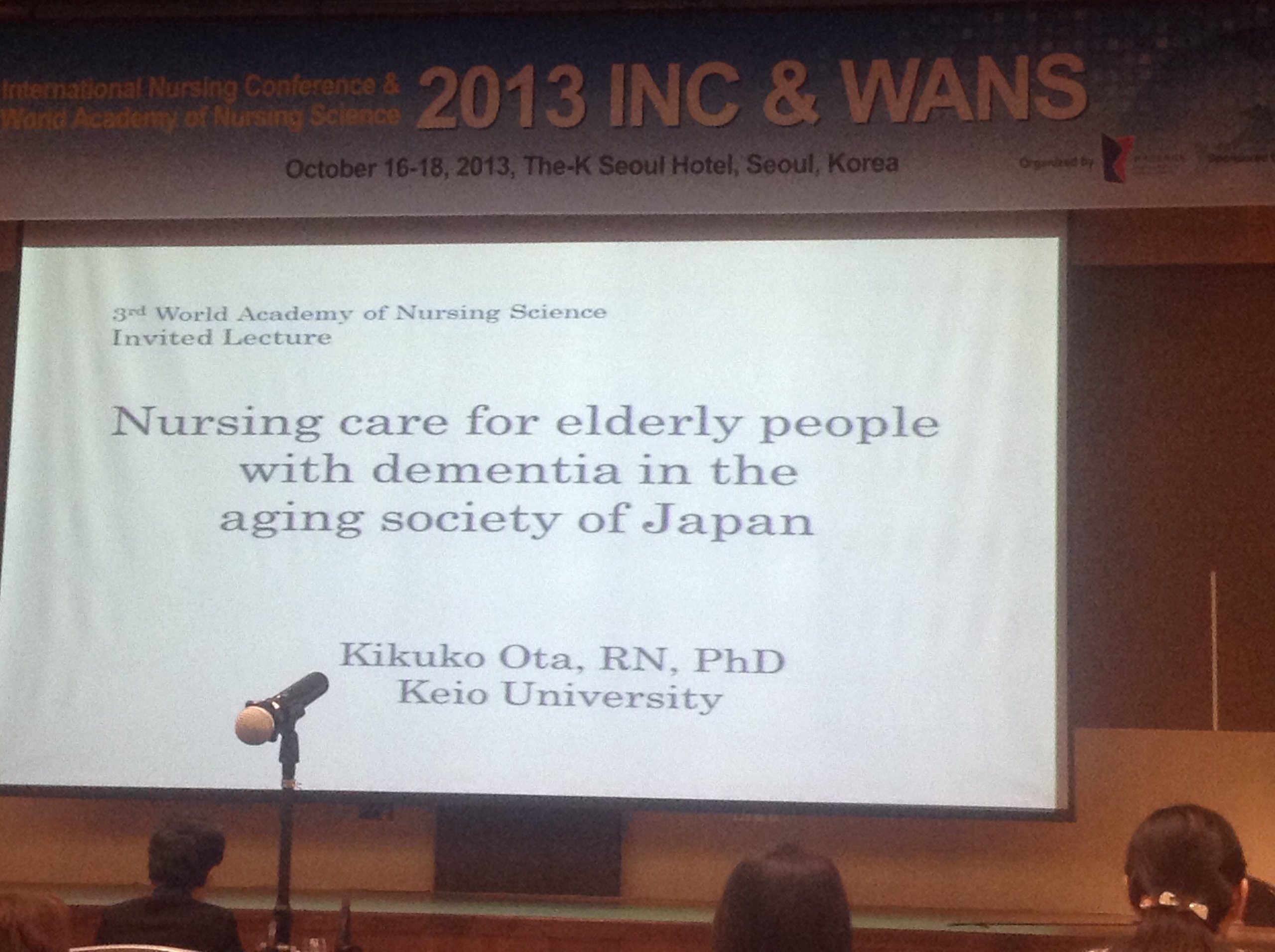 Venue: The K-Seoul Hotel, Seoul, South Korea