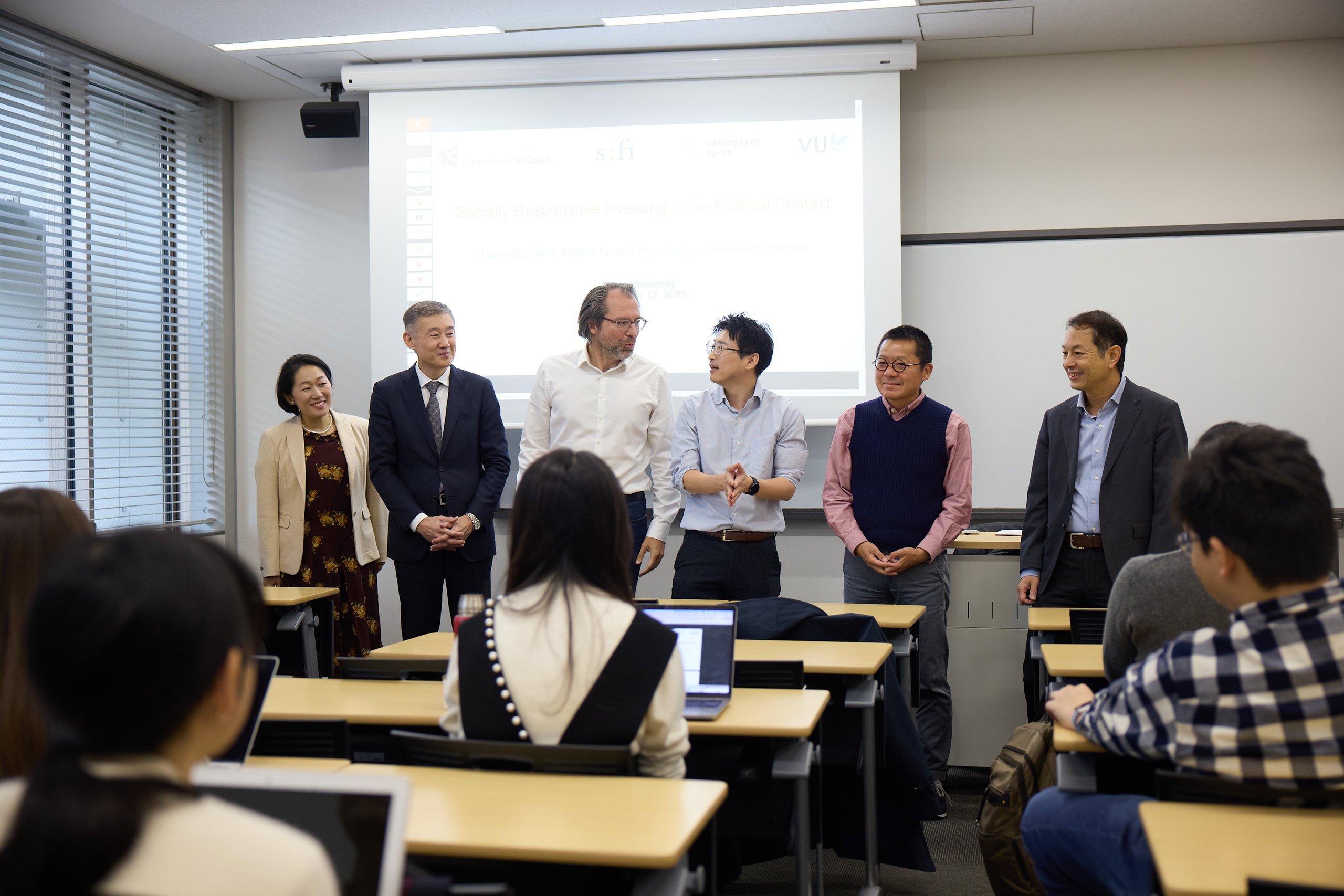 Professor Alex Wagner and the course instructors