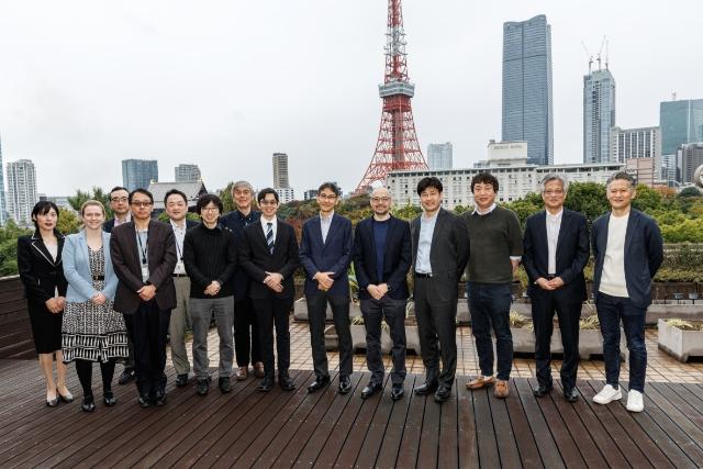 Commemorative photo on the rooftop garden of the Faculty of Pharmacy building