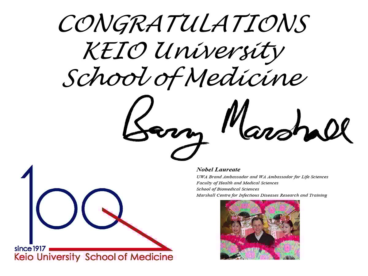 Barry James Marshall message