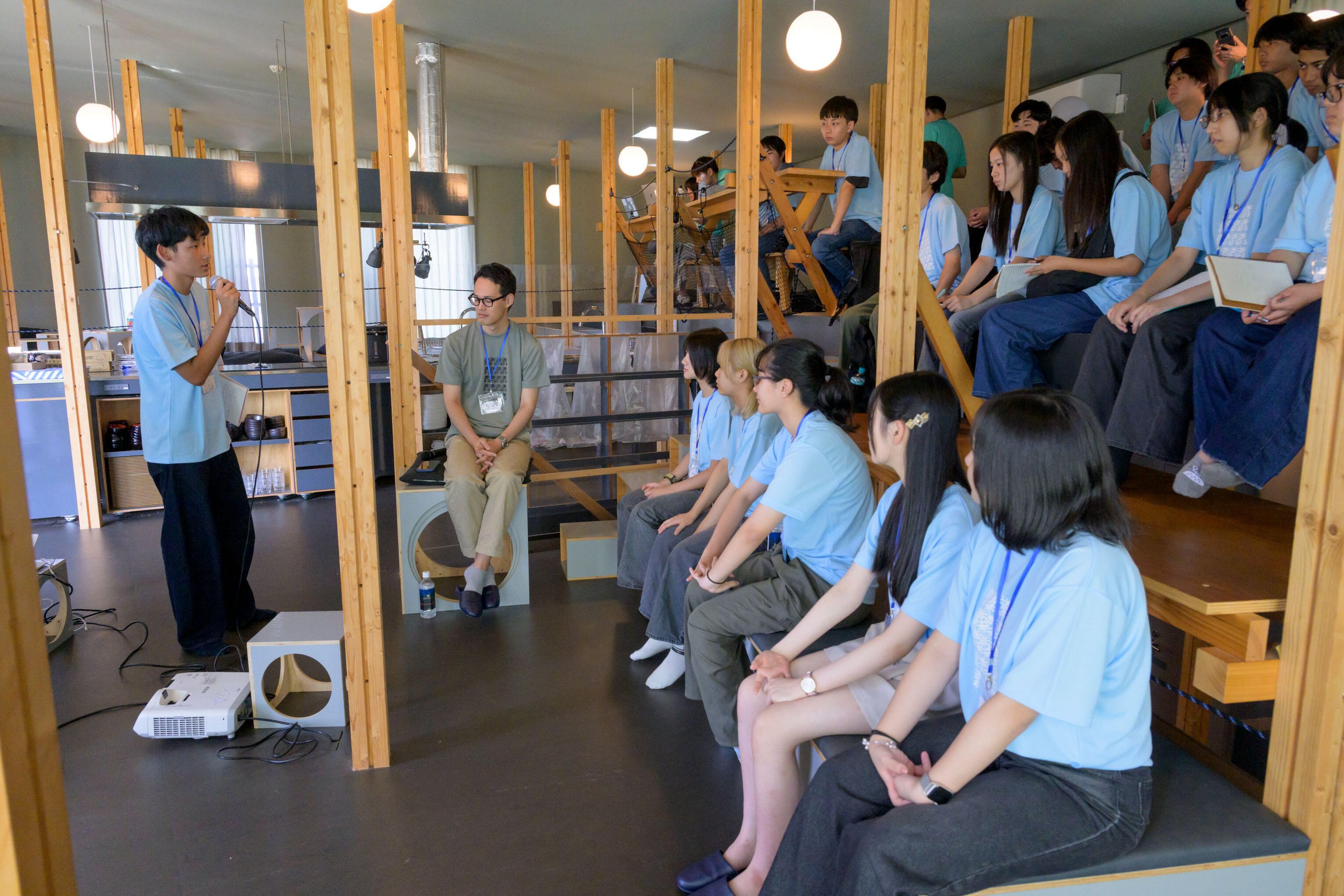 ベータヴィレッジ滞在棟3での様子