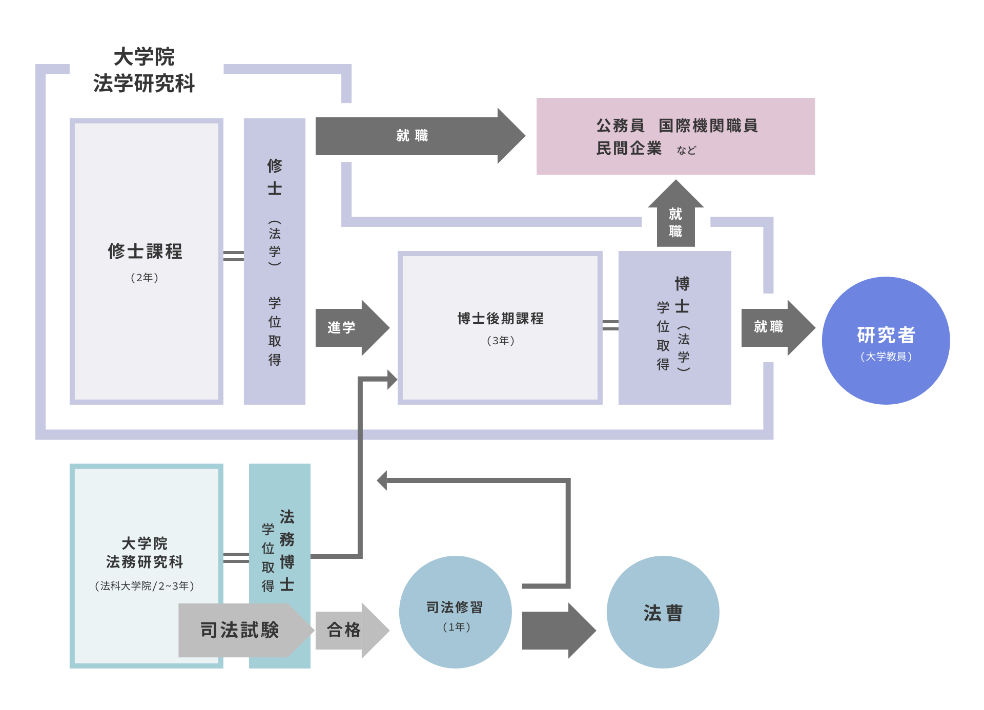 法学研究科の教育課程