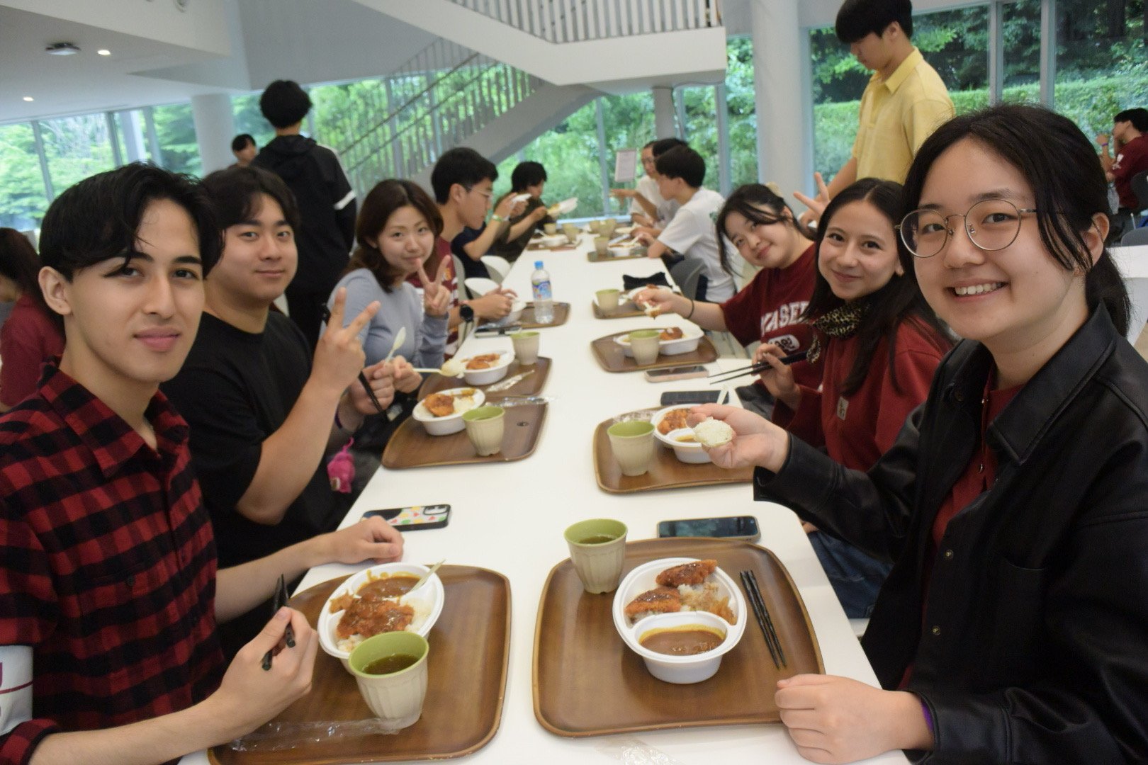 寮生早慶戦_昼食