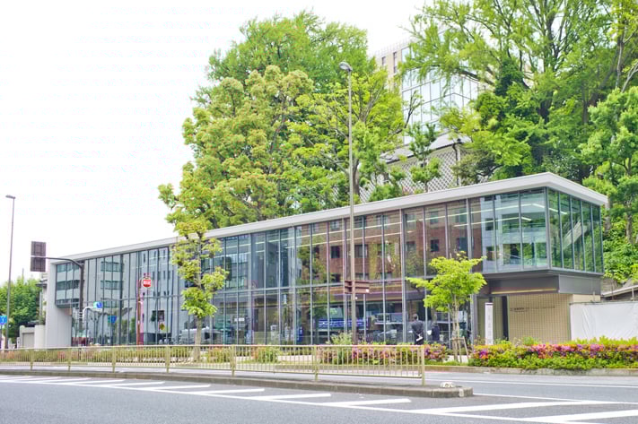 三田インフォメーションプラザの外観