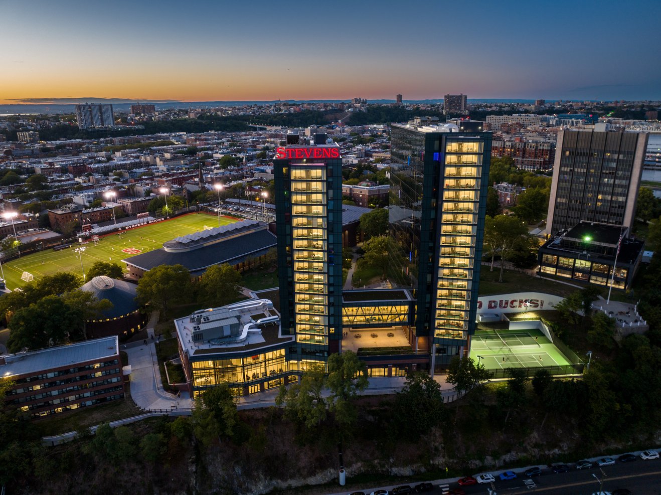 Stevens Institute of Technology campus landscape photo