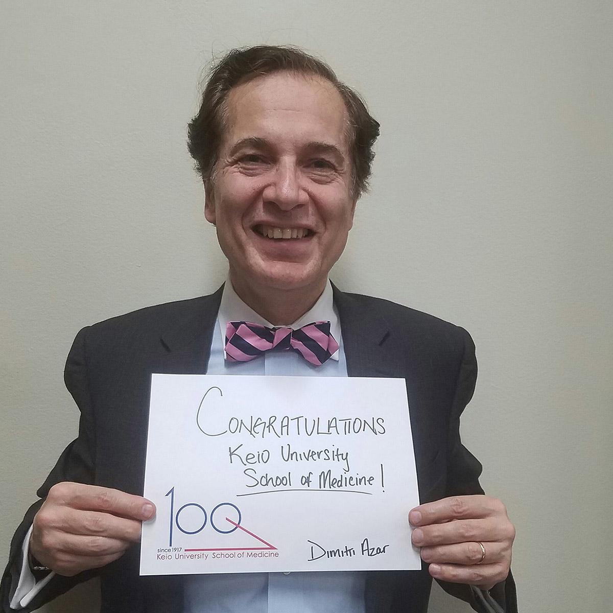 Dimitri Azar Image with message