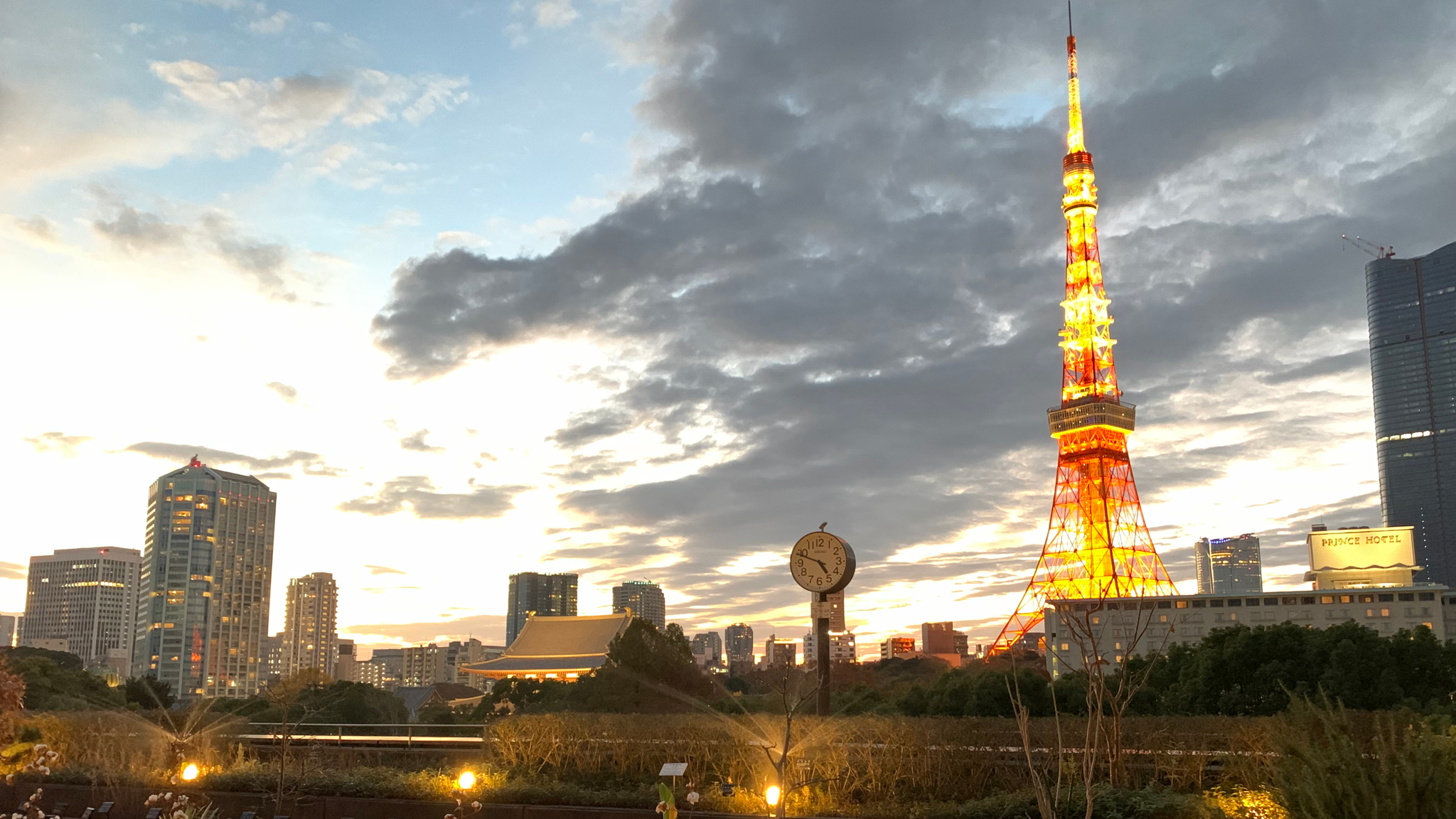 【眺望】 東京タワーや増上寺が見えます
