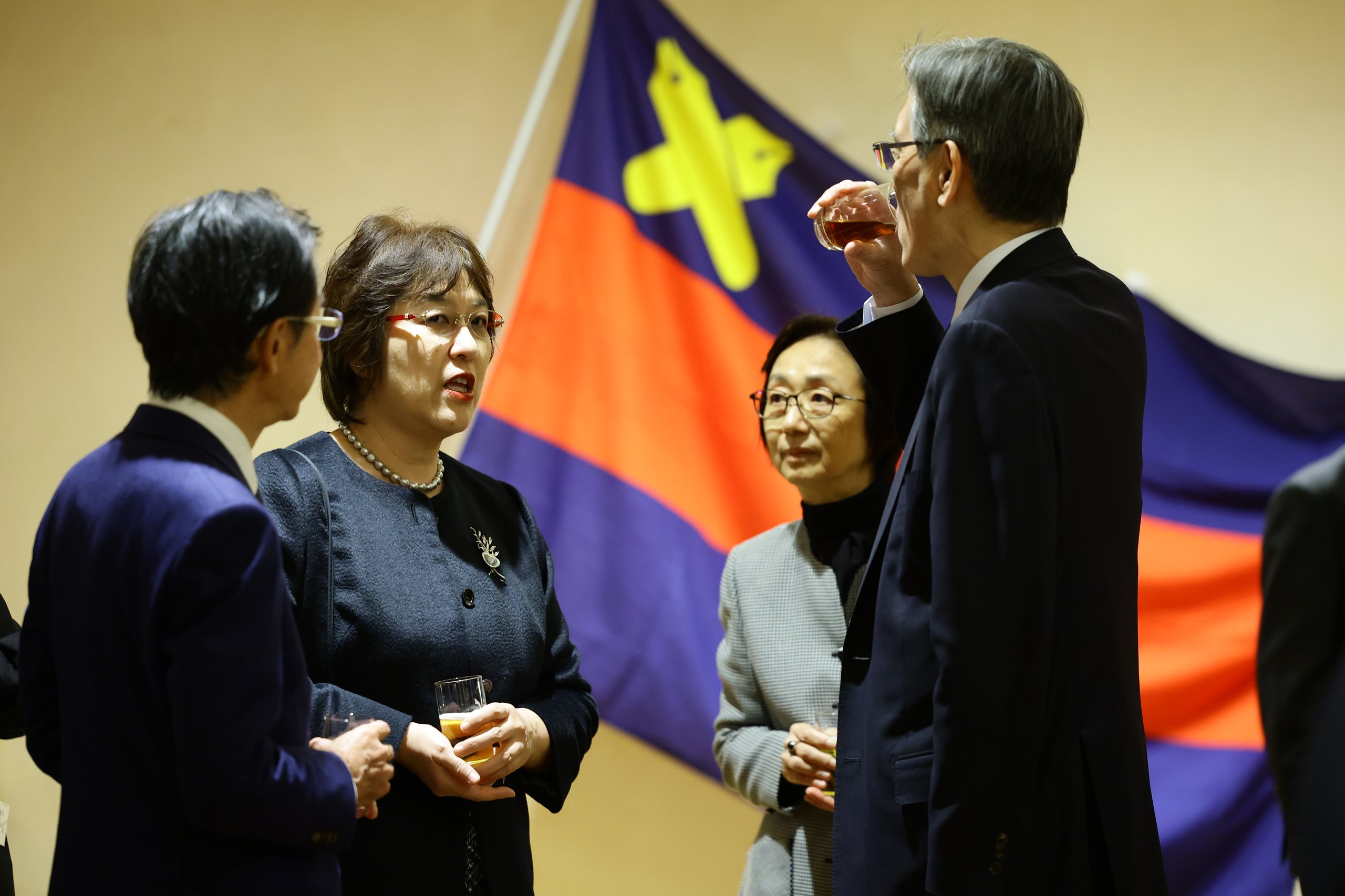 The celebratory gathering