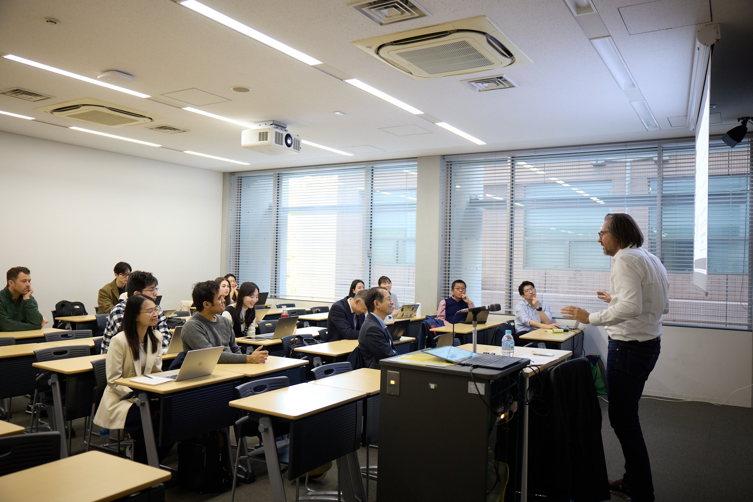 A class in session