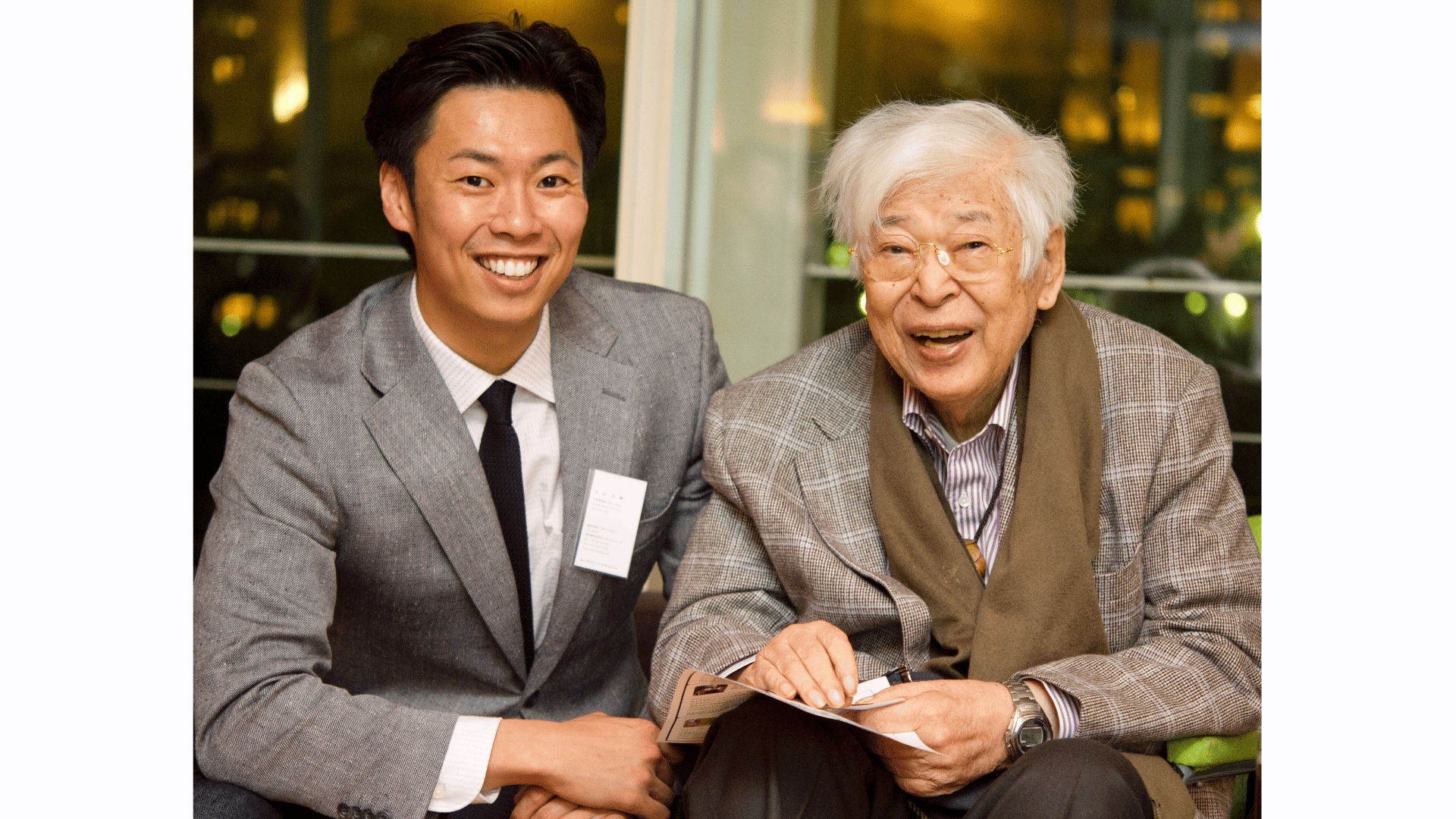 加藤寛先生と杉山さん