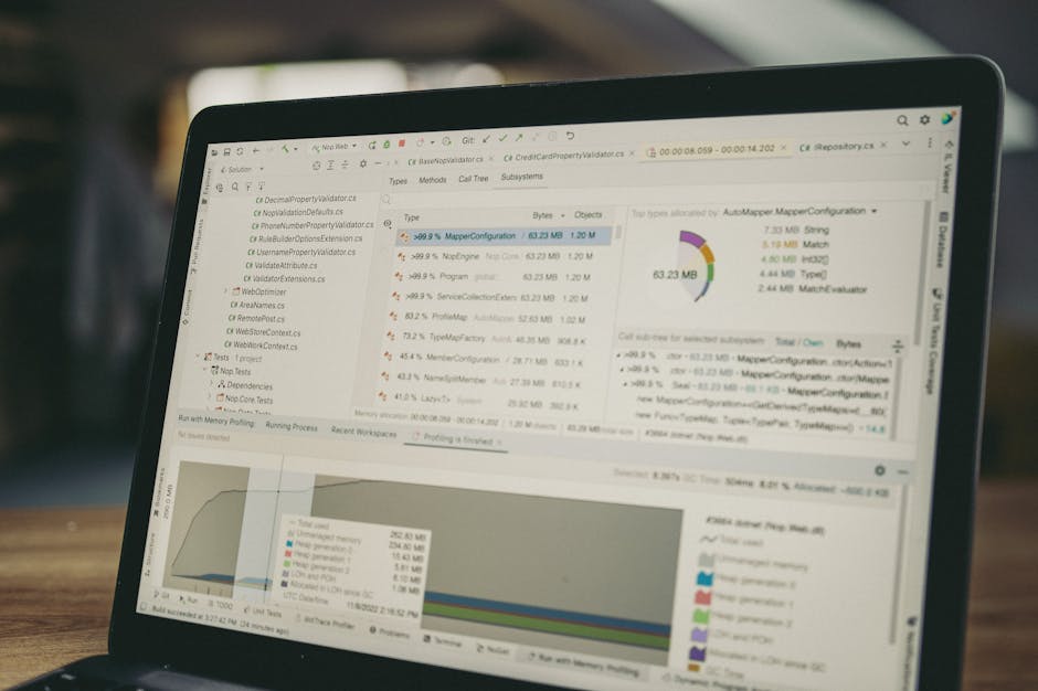 developer comparing frontend frameworks React Vue Svelte Solid laptop chart