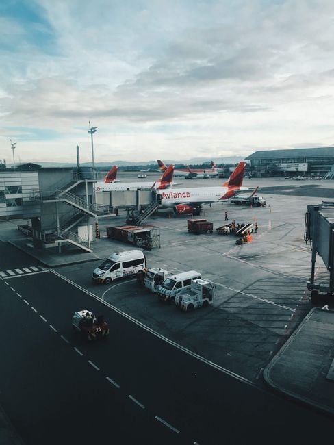 El Dorado Airport airplane Bogota terminal