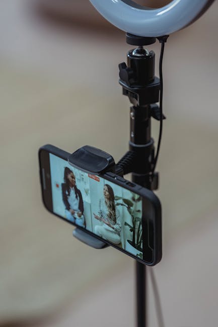 multi camera live commerce studio presenters vertical mobile streaming