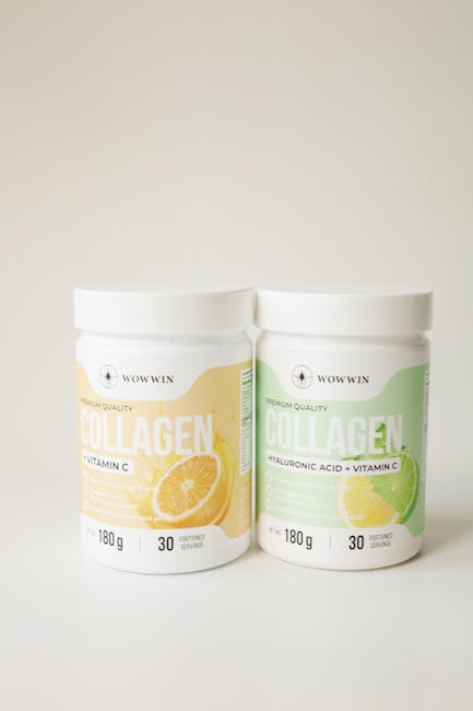collagen powder scoop jar skin beauty joint