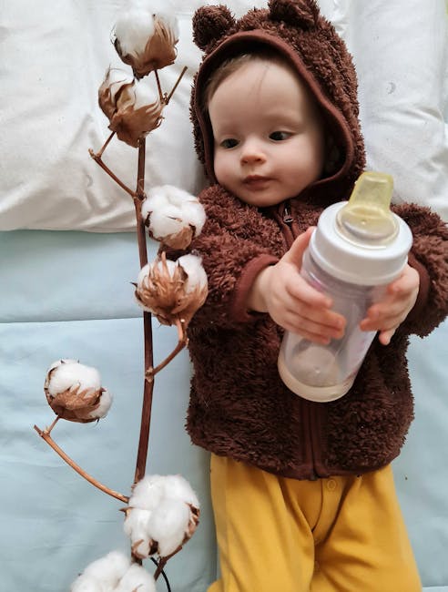 organic cotton baby clothes bamboo fabric baby closeup soft texture