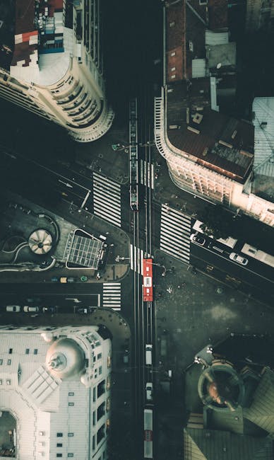 Explore the vibrant streets and architecture of Belgrade from a stunning aerial perspective.