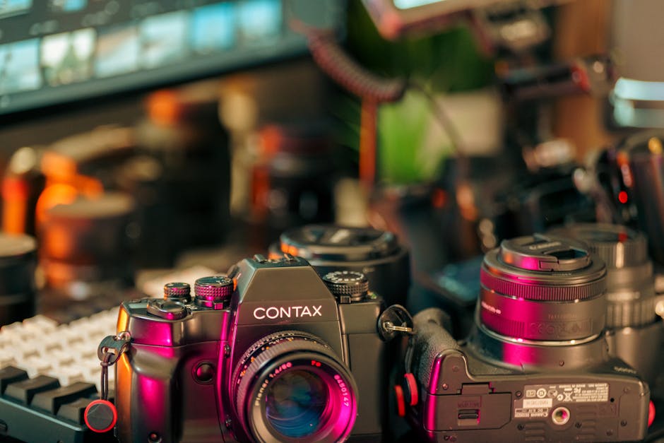 Free stock photo of analog, blogger, camera